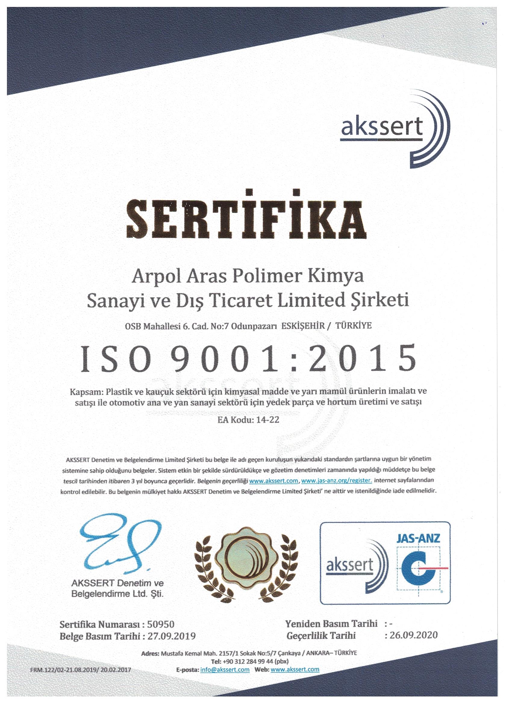 ISO 9001:2015 TR